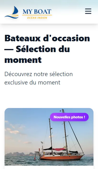 MyBoat sur téléphone